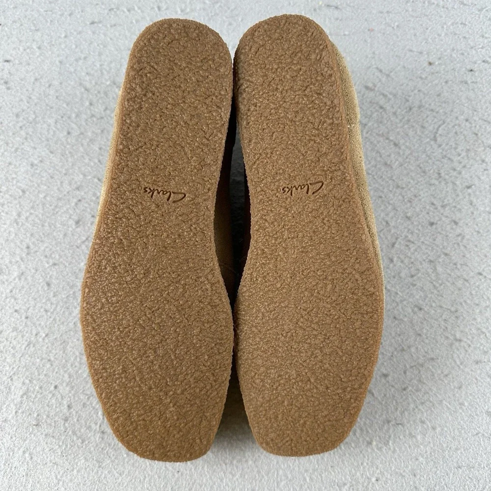 Clarks Wallabee Shacre Ankle Boot‎ Dark Sand Suede Leather Men's Size 8.5 Casual